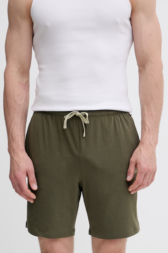 BOSS Шорты loungwear для мужчин из хлопка с эластаном Mix&Match Short CW зелёный 50515314