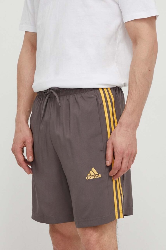 adidas pantaloni scurti panza gri IS1394