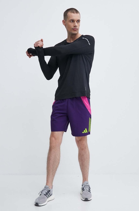 adidas Performance pantaloni scurți de antrenament Generation Predator Downtime IT4824 violet SS24