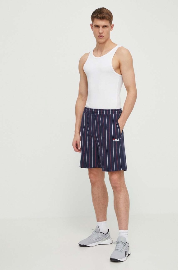 Fila szorty Lobito FAM0648 granatowy SS24