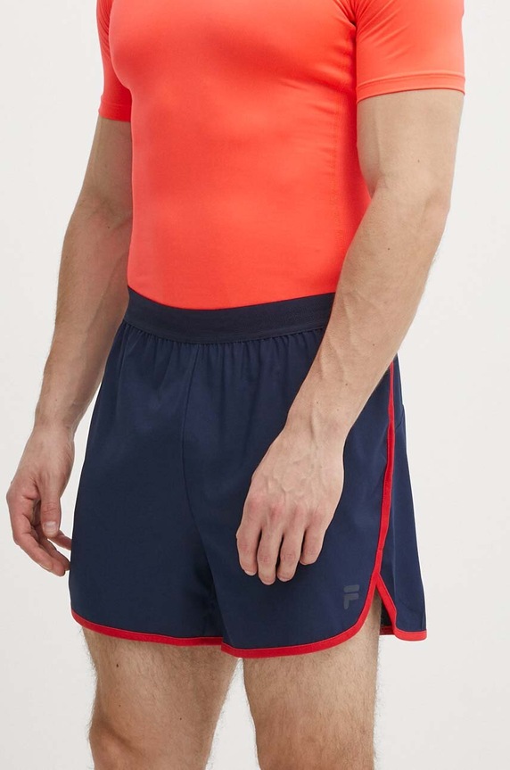 Fila pantaloni scurți de alergare Roverto panza bleumarin FAM0628