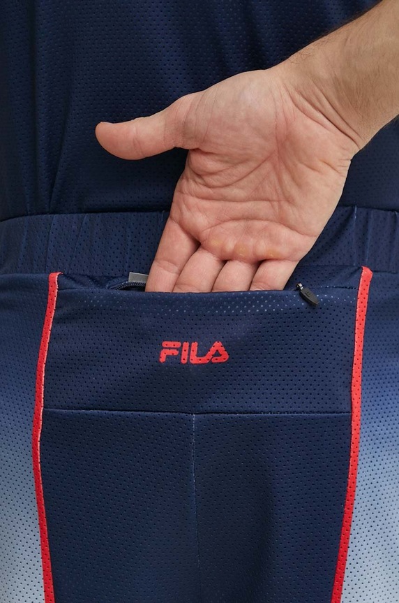 Kratke hlače za trčanje Fila Recas mornarsko plava FAM0636
