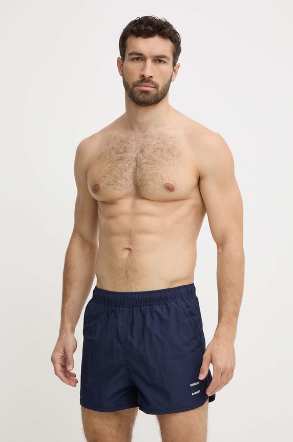 Samsoe Samsoe pantaloni scurti de baie JOEL bleumarin M23100087