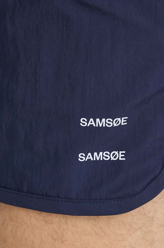 Samsoe Samsoe pantaloni scurti de baie JOEL bleumarin M23100087
