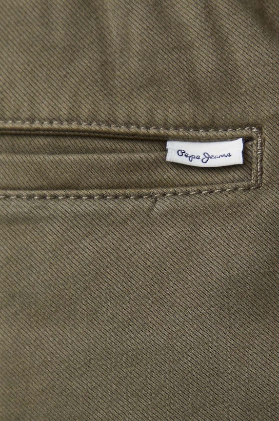 Pepe Jeans szorty GYMDIGO PULL ON SHORTS zielony PM801076