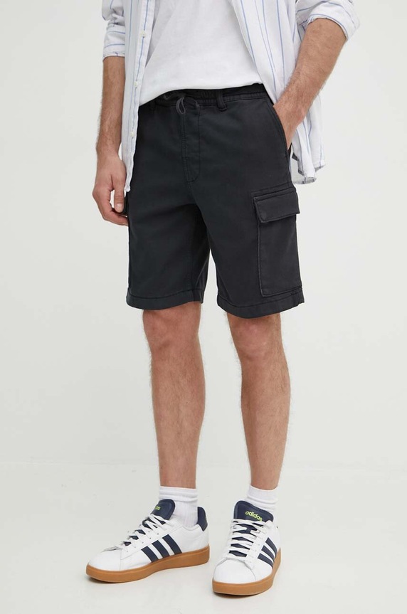 Pepe Jeans szorty GYMDIGO CARGO czarny PM801077