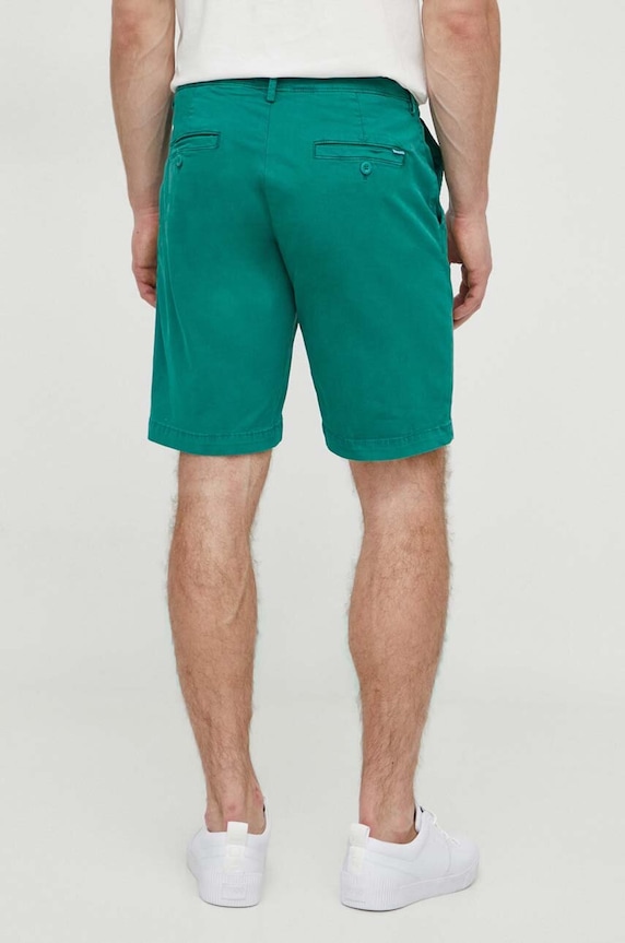 Oblečení Kraťasy Pepe Jeans REGULAR CHINO SHORT PM801092 zelená