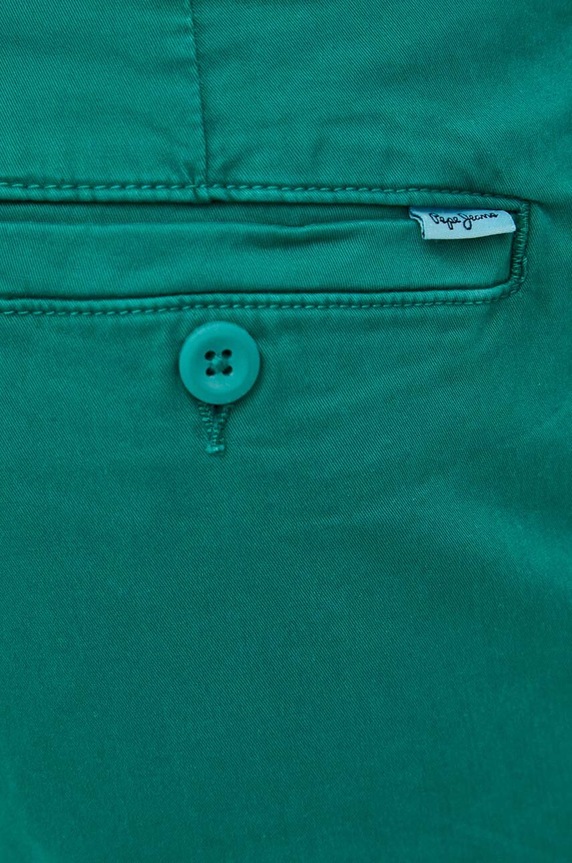 Kraťasy Pepe Jeans REGULAR CHINO SHORT zelená PM801092