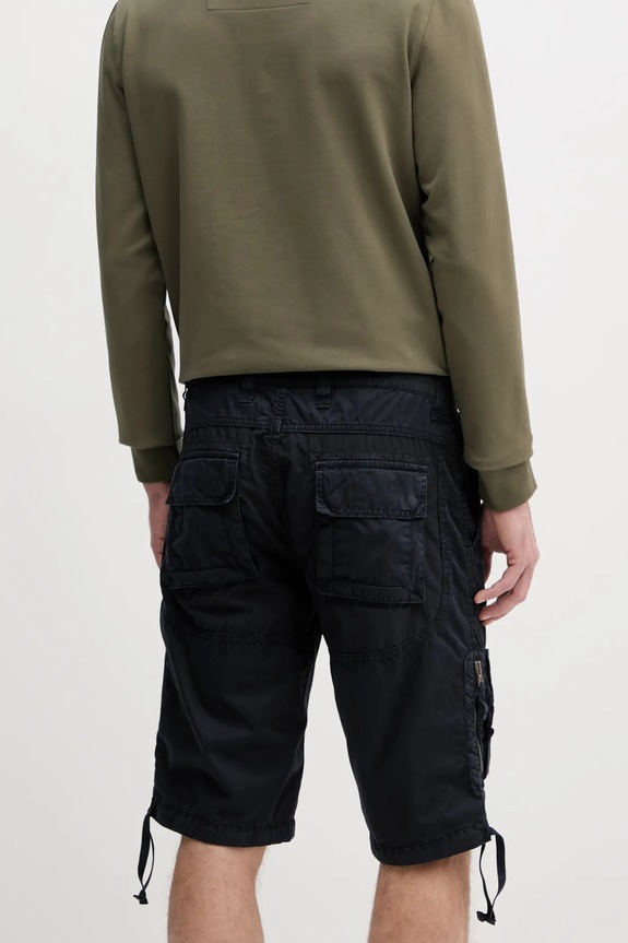 Abbigliamento Aeronautica Militare pantaloncini in cotone BE041CT1122 blu navy