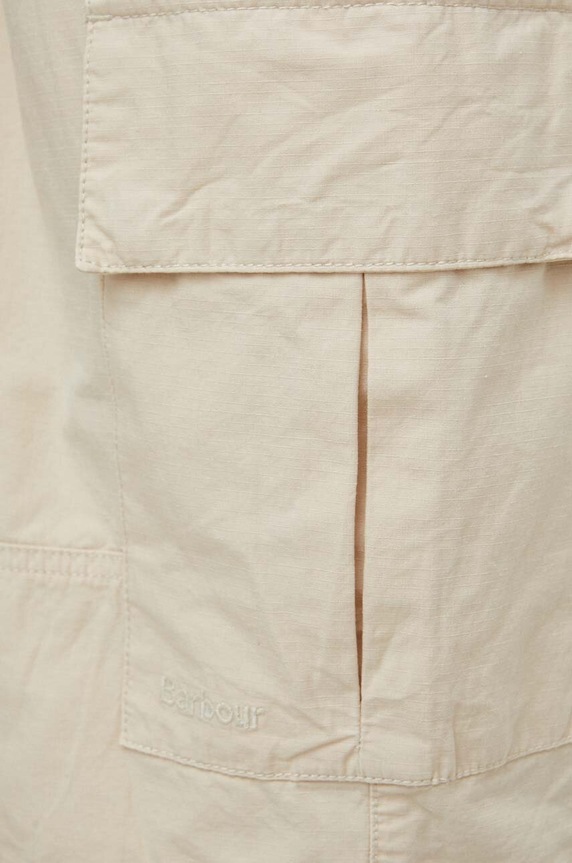 Bavlnené šortky Barbour Essentials béžová MST0023