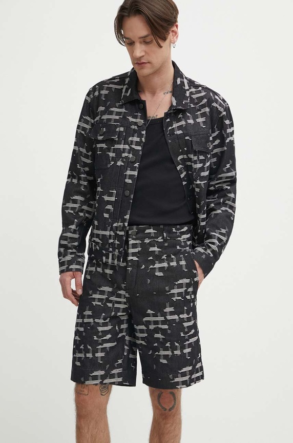 Τζιν σορτς IRO βαμβάκι μαύρο MP30YOURI