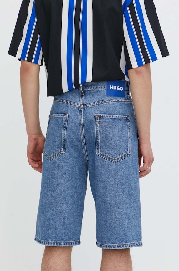 Ruházat Hugo Blue farmer rövidnadrág 50511586 kék