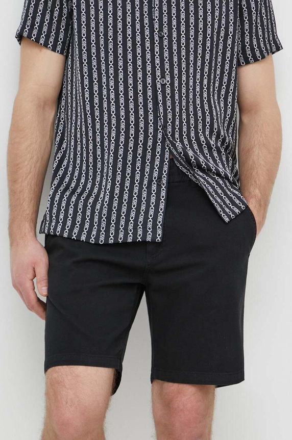 Boss Orange rövidnadrág elasztánnal fekete 50512229