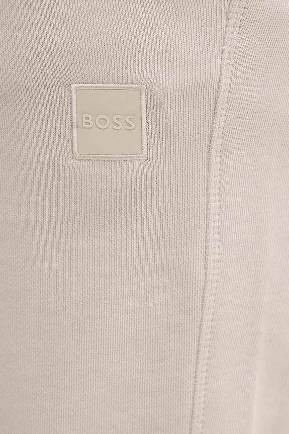 BOSS Orange pantaloni scurți din bumbac Sewalk bej 50511726