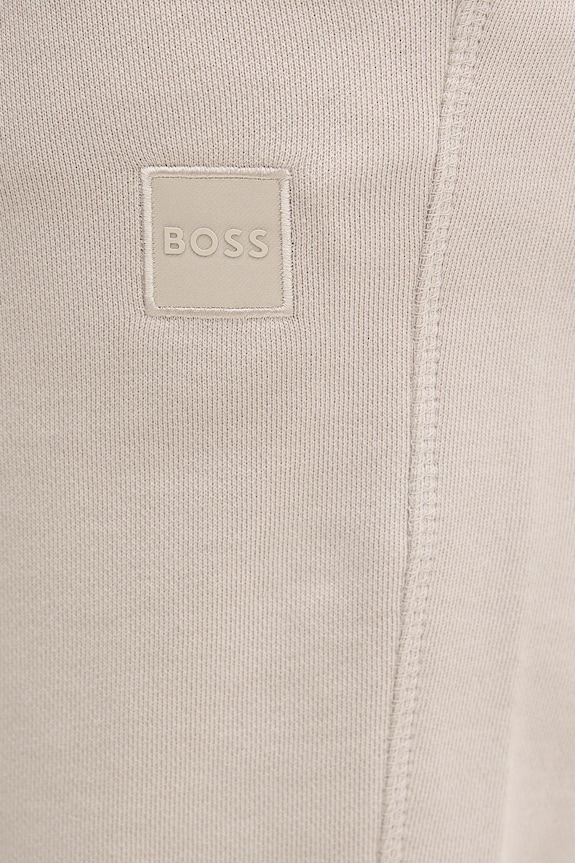 BOSS Orange pantaloni scurți din bumbac Sewalk bej 50511726