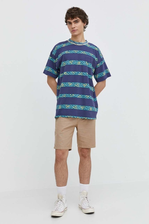 Quiksilver pamut rövidnadrág EQYWS03862 bézs SS24