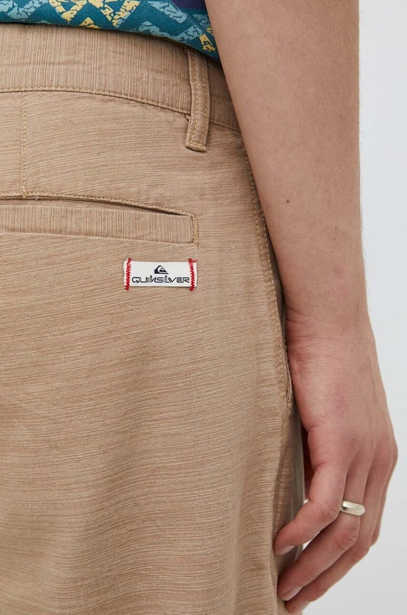 Quiksilver pamut rövidnadrág bézs EQYWS03862