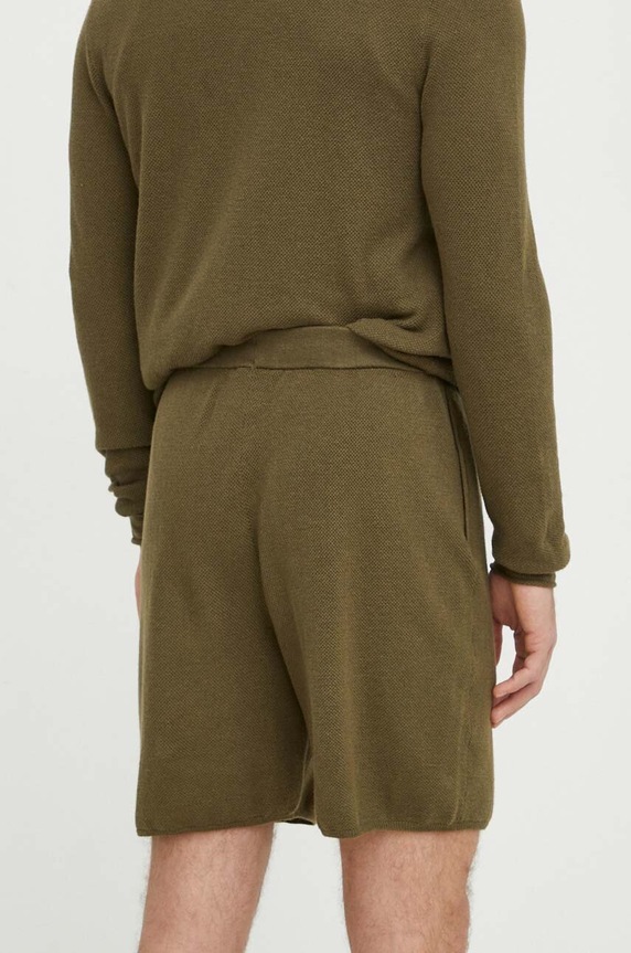 Îmbrăcăminte American Vintage pantaloni scurti MMARC09BE24 verde