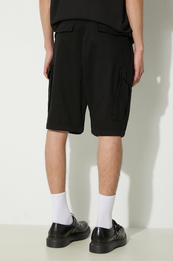 Abbigliamento Alpha Industries pantaloncini di jeans in cotone Aircraft 146250. nero