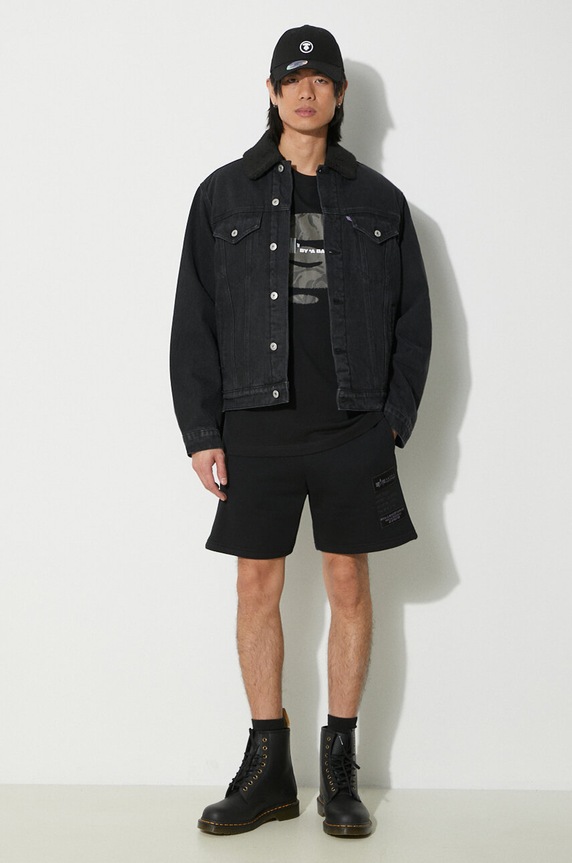 Šortky Alpha Industries Patch LF 136360 čierna SS24