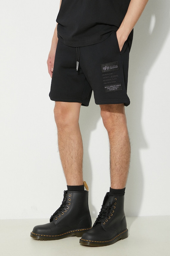 Šortky Alpha Industries Patch LF čierna 136360