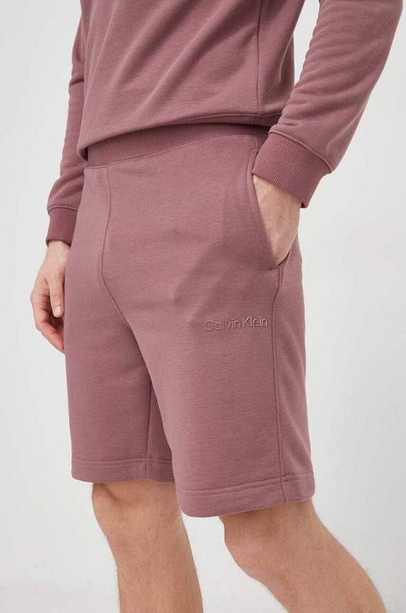 Calvin Klein Performance szorty treningowe dzianina różowy 00GMS4S841