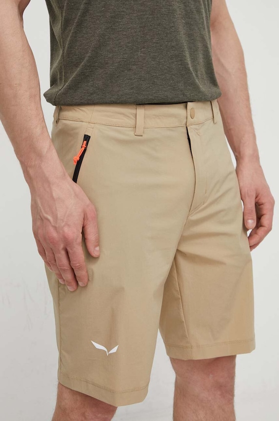 Kratke outdoor hlače Salewa Puez Talveno bež 00.0000028884