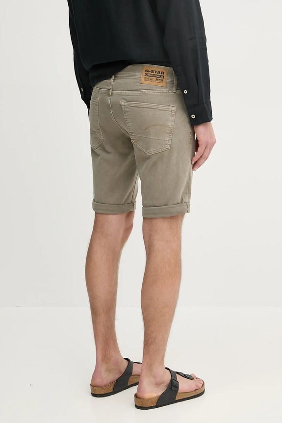 Îmbrăcăminte G-Star pantaloni scurți jeans D10481.C258 bej