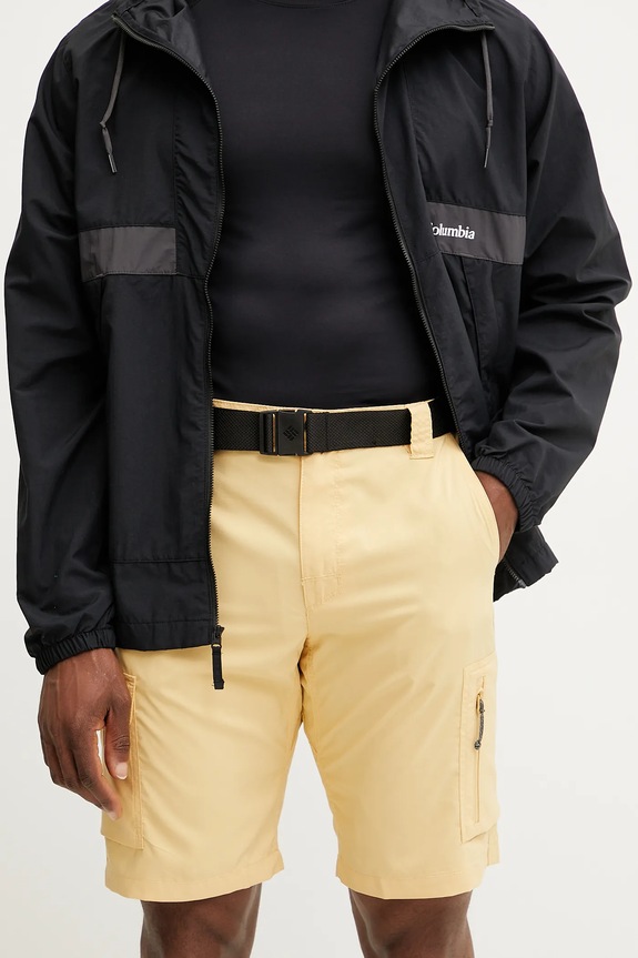 Columbia shorts sportivi Silver Ridge Utility all'aperto giallo 2030744