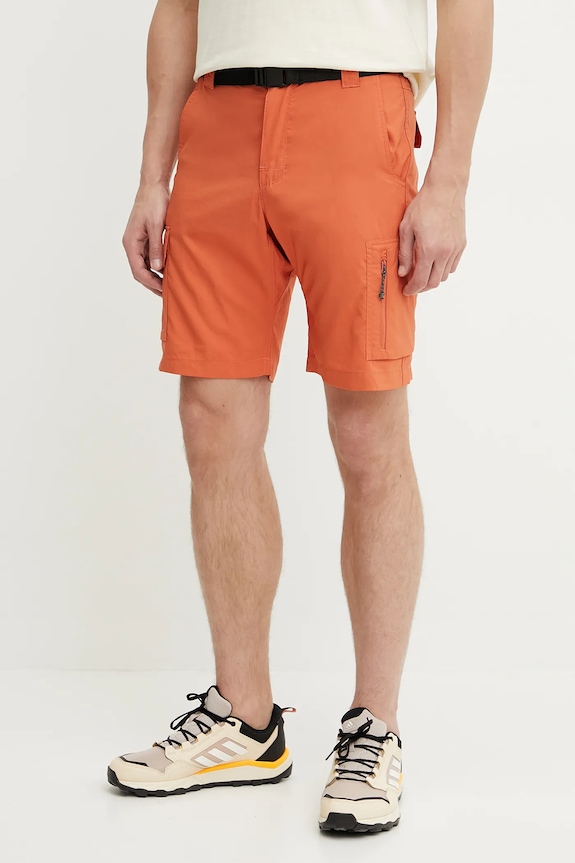 Columbia shorts sportivi Silver Ridge Utility tessuto arancione 2030744