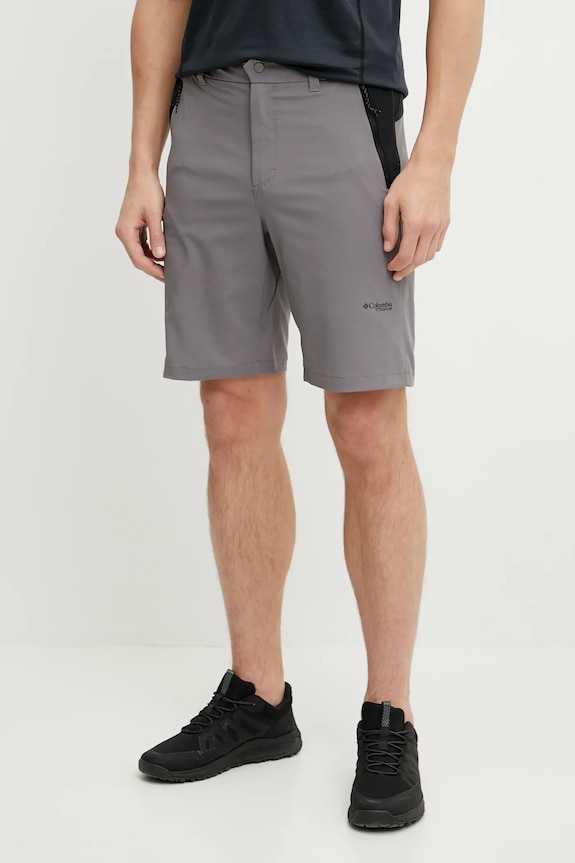 Σορτς εξωτερικού χώρου Columbia Triple Canyon Short II εμπριμέ γκρί 2071973