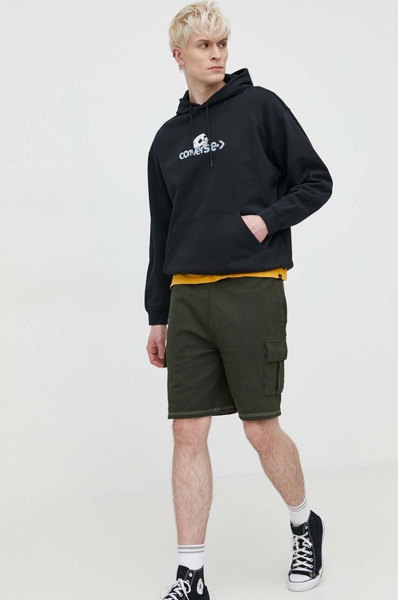 Superdry szorty bawełniane M7110425A.MZX zielony SS24