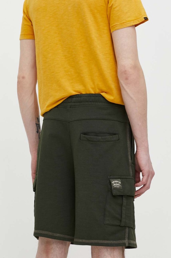 Odzież Superdry szorty bawełniane M7110425A.MZX zielony