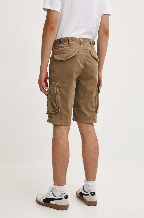 Odzież Superdry szorty M7110433A.9VF beżowy