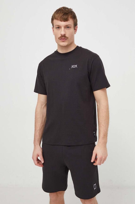 Puma pantaloncini in cotone nero 625093