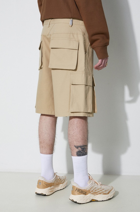 Clothing Represent cotton shorts Baggy Cotton Cargo Short MLM715.494 beige