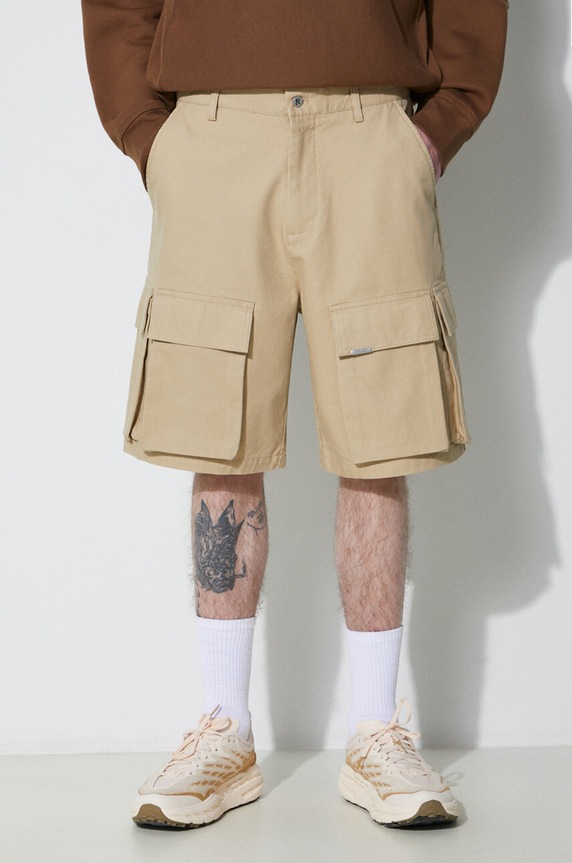 Represent cotton shorts Baggy Cotton Cargo Short beige MLM715.494