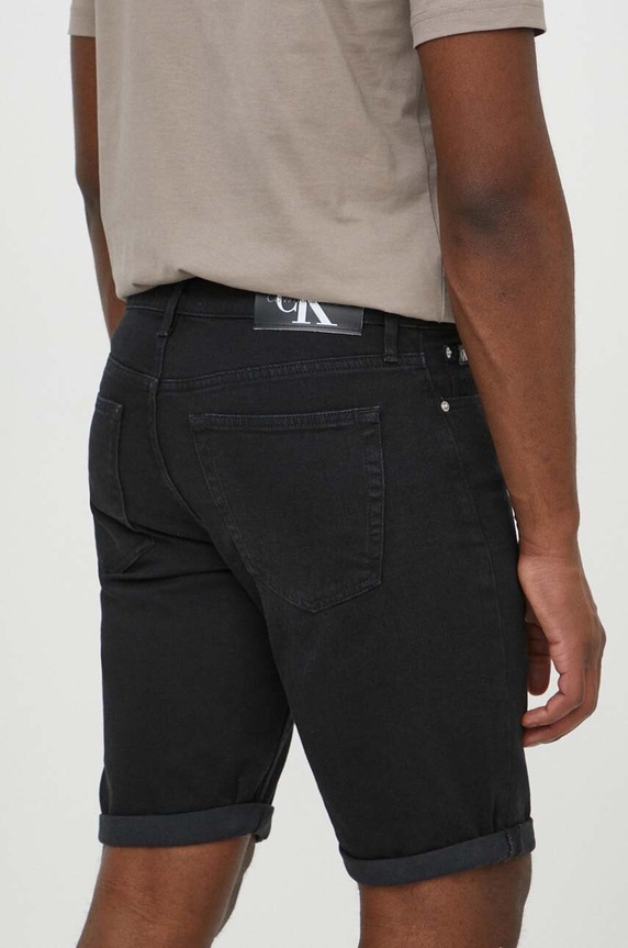 Odjeća Traper kratke hlače Calvin Klein Jeans J30J324872 crna