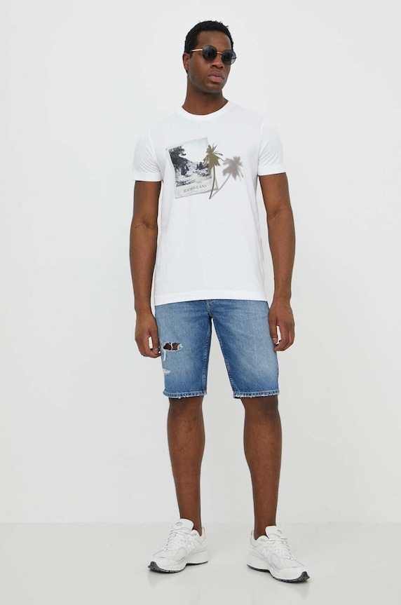 Calvin Klein Jeans farmer rövidnadrág J30J324878 kék SS24