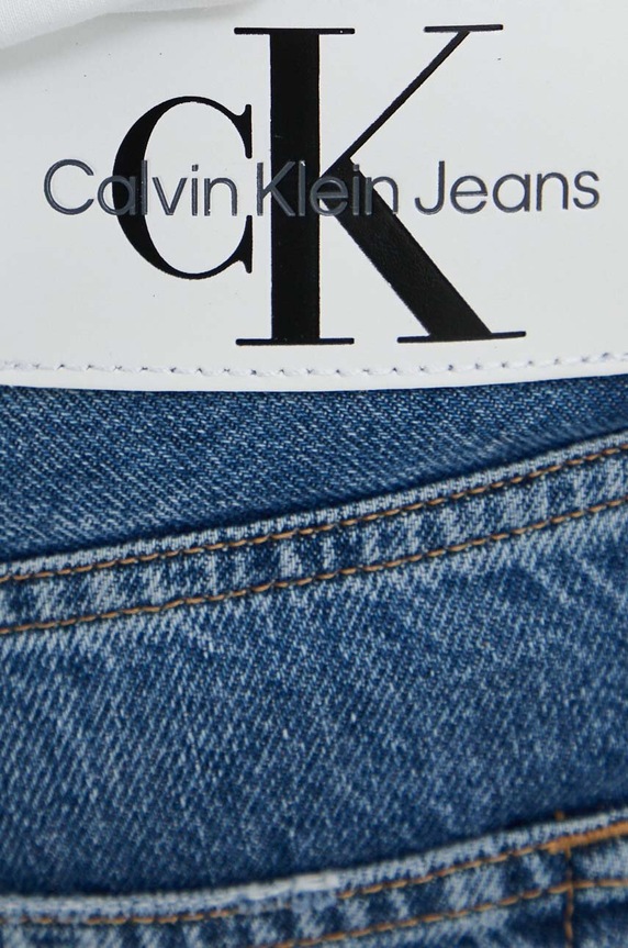 Calvin Klein Jeans farmer rövidnadrág kék J30J324878