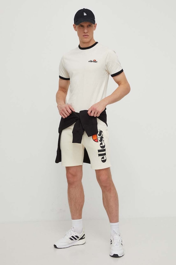 Ellesse rövidnadrág Bossini Fleece Short SHV08748 bézs SS24