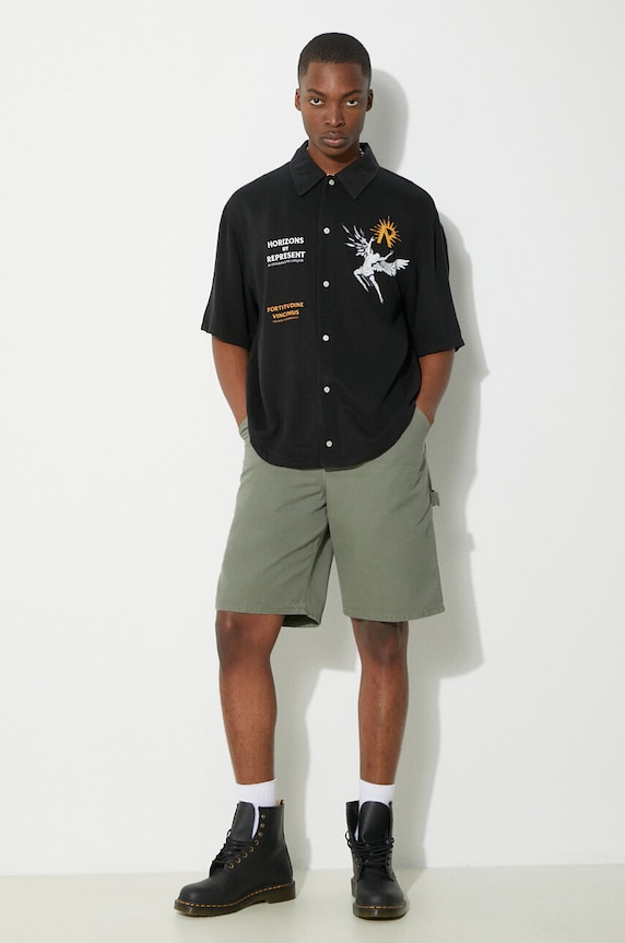 Carhartt WIP szorty jeansowe Single Knee Short I031504.1YFGD zielony SS24