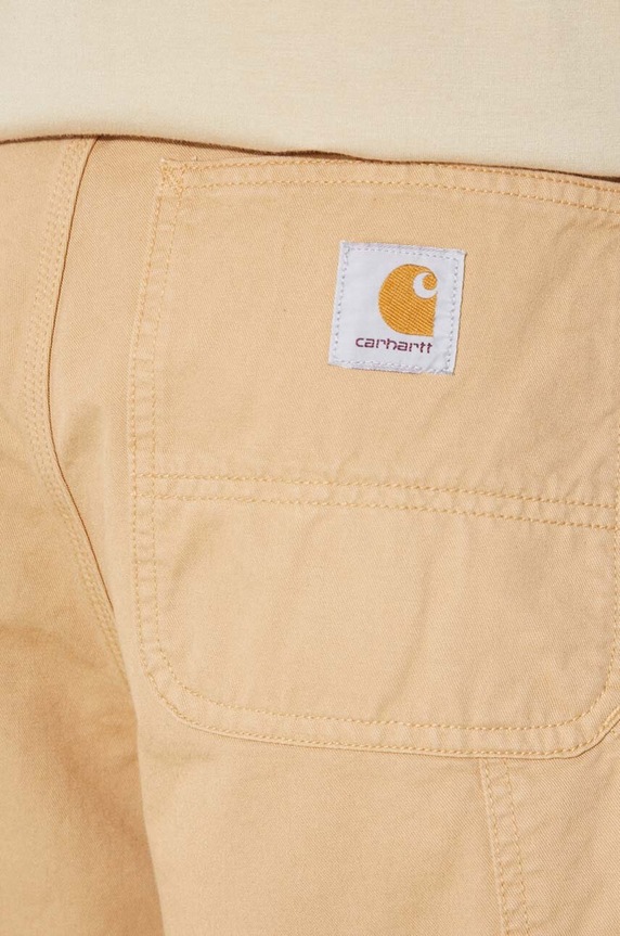 Carhartt WIP cotton shorts Single Knee Short I031504.1YHGD beige