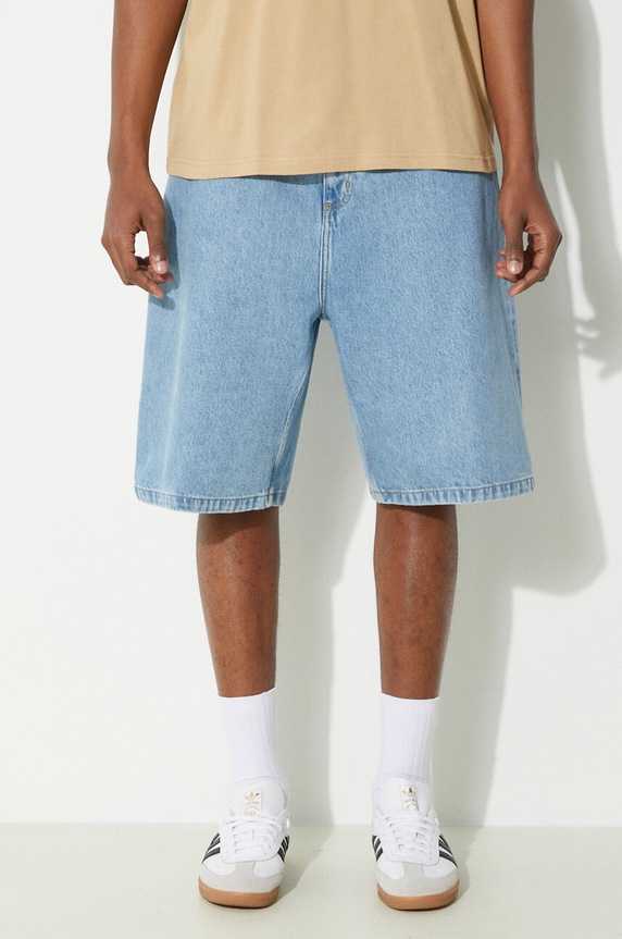 Carhartt WIP denim shorts Brandon Short cotton blue I031921.112