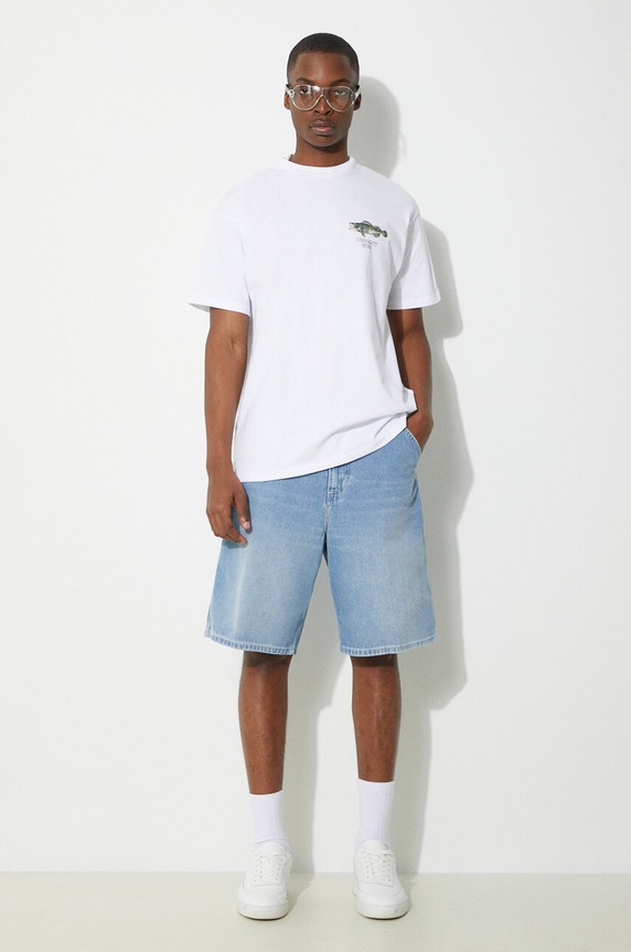 Carhartt WIP denim shorts Simple Short I033333.01ZO blue SS24