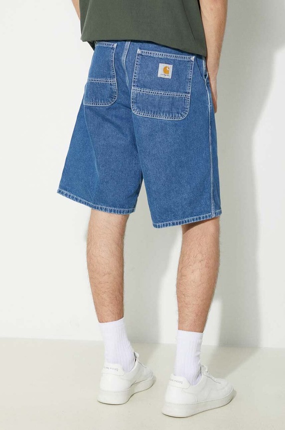 Abbigliamento Carhartt WIP pantaloncini di jeans Simple Short I033333.106 blu