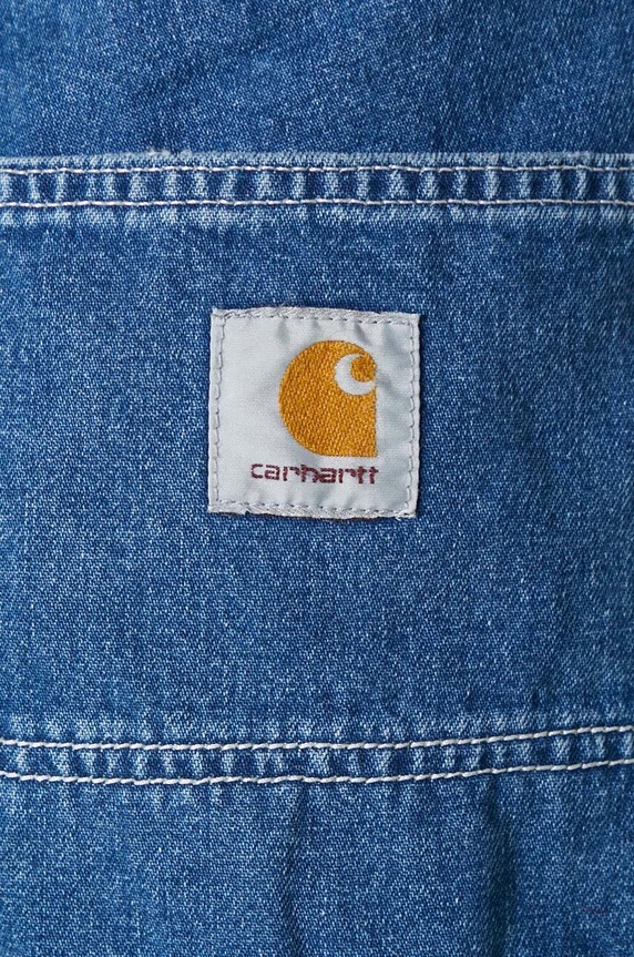 Carhartt WIP pantaloncini di jeans Simple Short I033333.106 blu