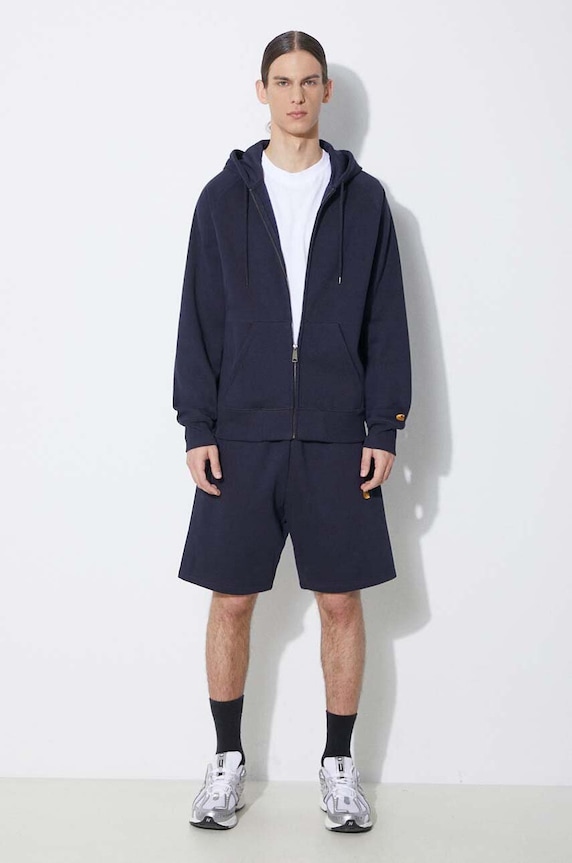 Шорти Carhartt WIP Chase Sweat Short I033669.00HXX темно-синій SS24