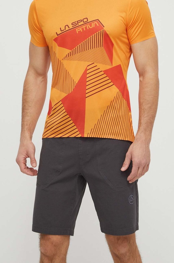 LA Sportiva pantaloni scurti Flatanger panza gri F39900903