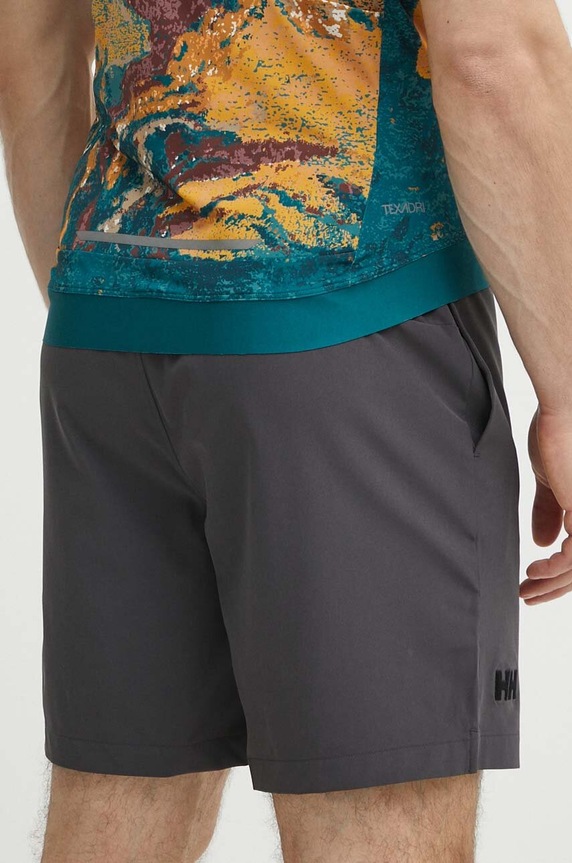 Odzież Helly Hansen szorty outdoorowe Roam 63154 szary